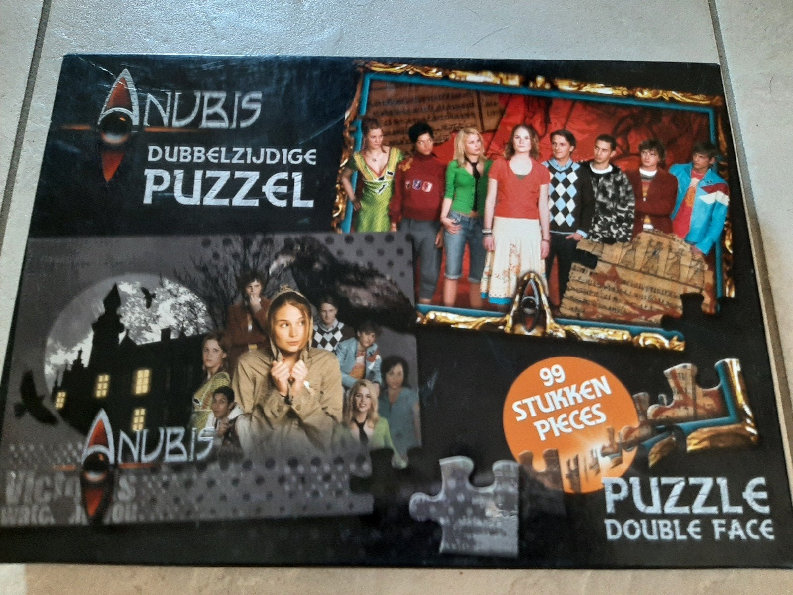 Het huis Anubis puzzel dubbelzijdig, Ophalen of Verzenden