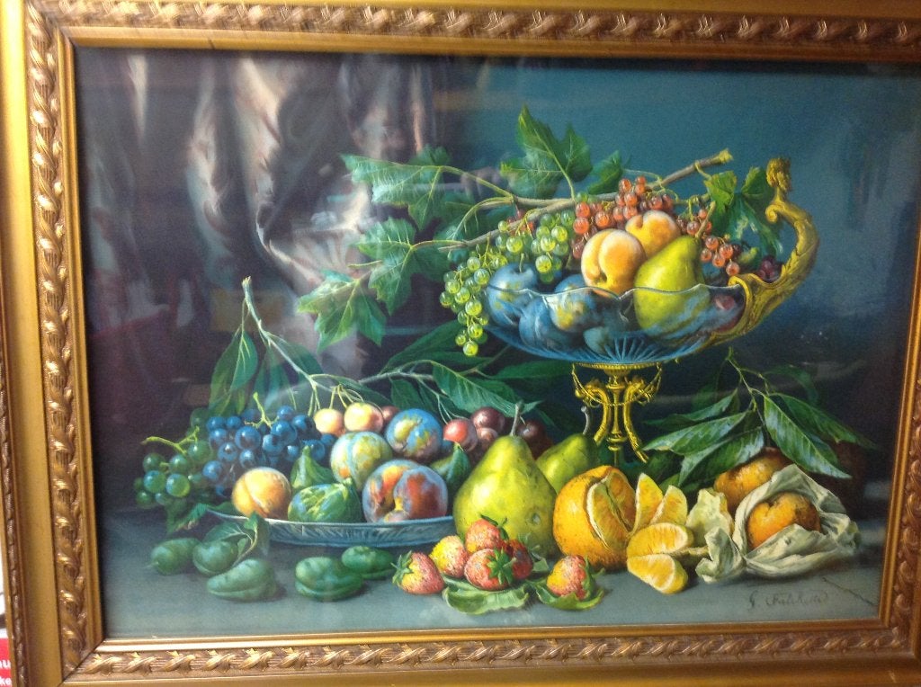 FRAMEPRINT MET FRUIT VAN.GUISEPPE FALCHETTI- 1843-1918., Ophalen