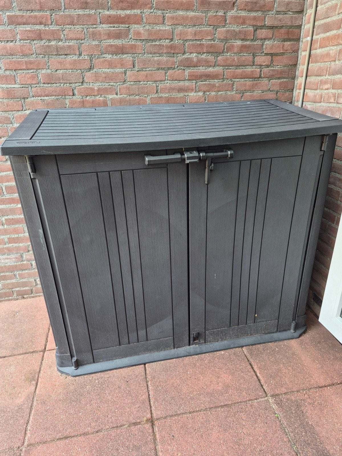 Kussenbox voor buiten 125x63x103, Ophalen, Zo goed als nieuw, Kunststof, Overige typen