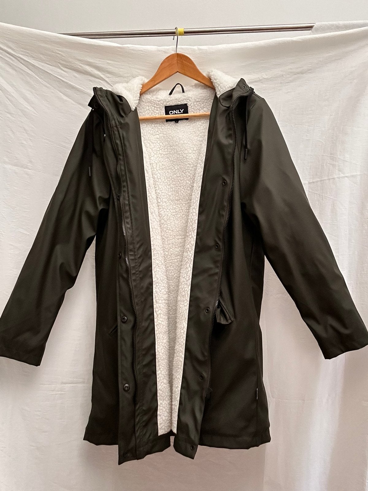 Gevoerde Regenjas ONLY, Kleding | Dames, Verzenden, Zo goed als nieuw, Maat 38/40 (M)