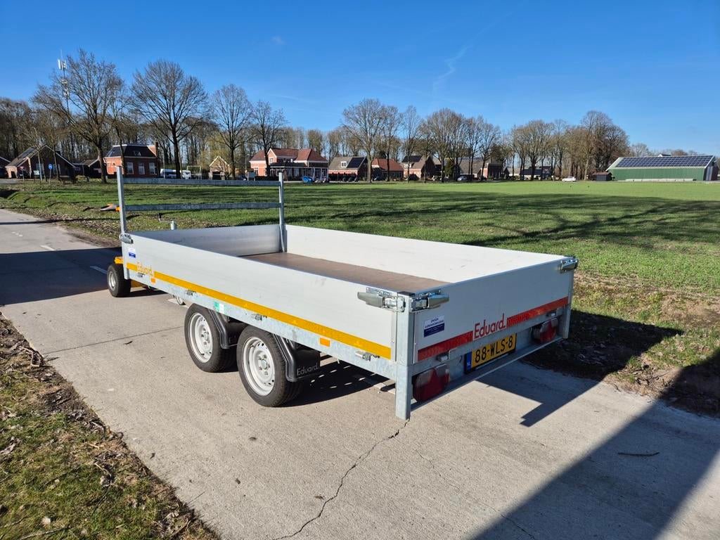 Nw adv. Eduard plateauwagen afmeting: 310 x 160 2700 kg, Ophalen, Zo goed als nieuw