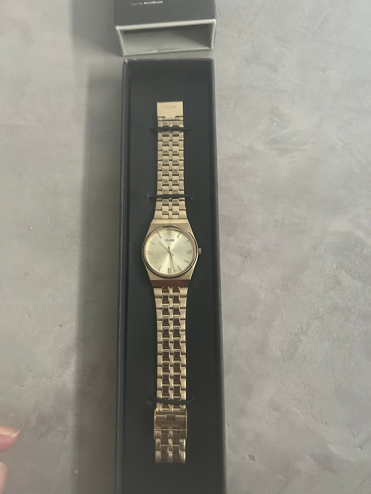 Cluse goudkleur horloge, Overige merken, Staal, Gebruikt, Polshorloge