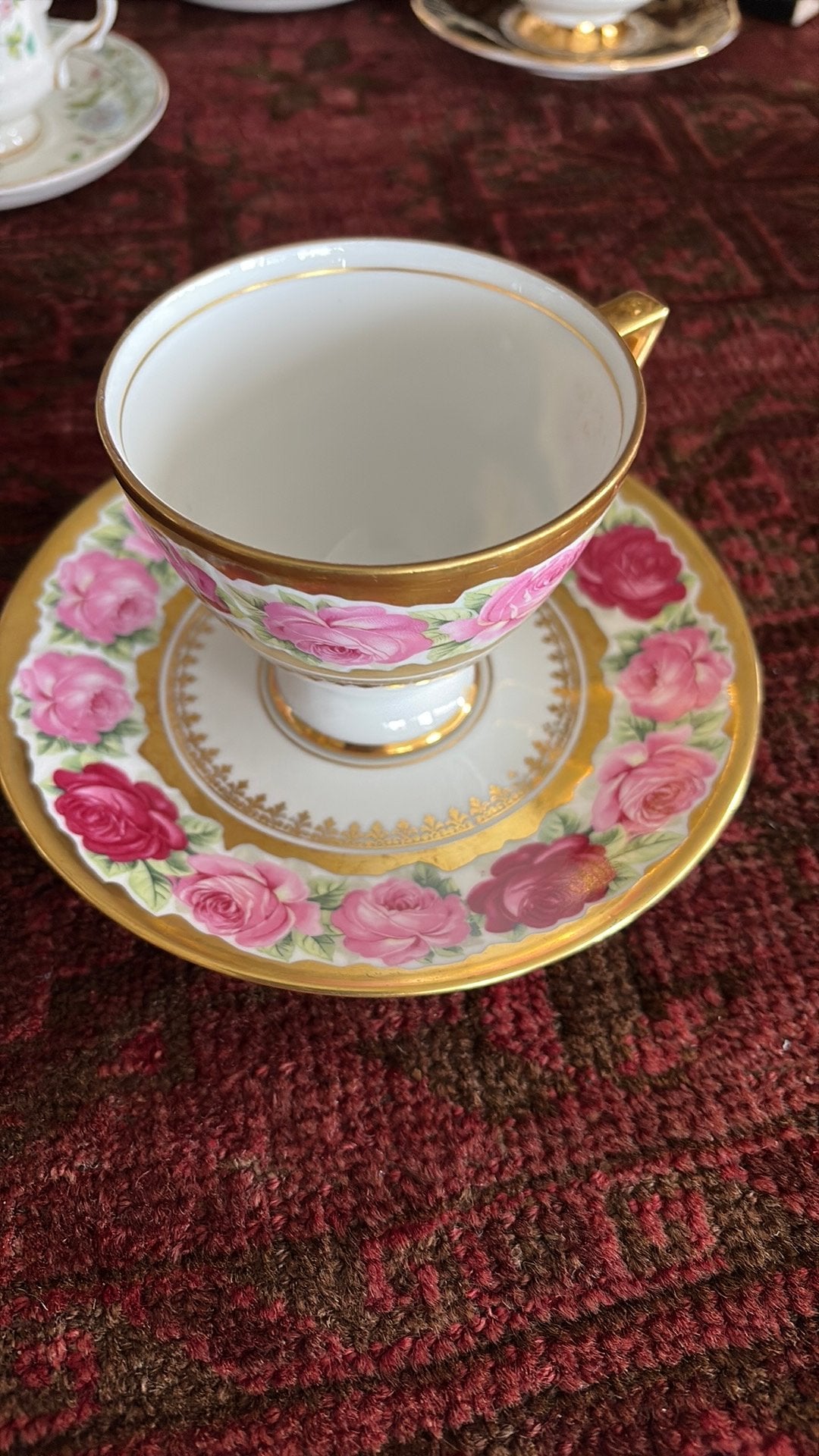 Luxe vintage kop & schotel – Waldershof 22K goud, Antiek en Kunst, Ophalen