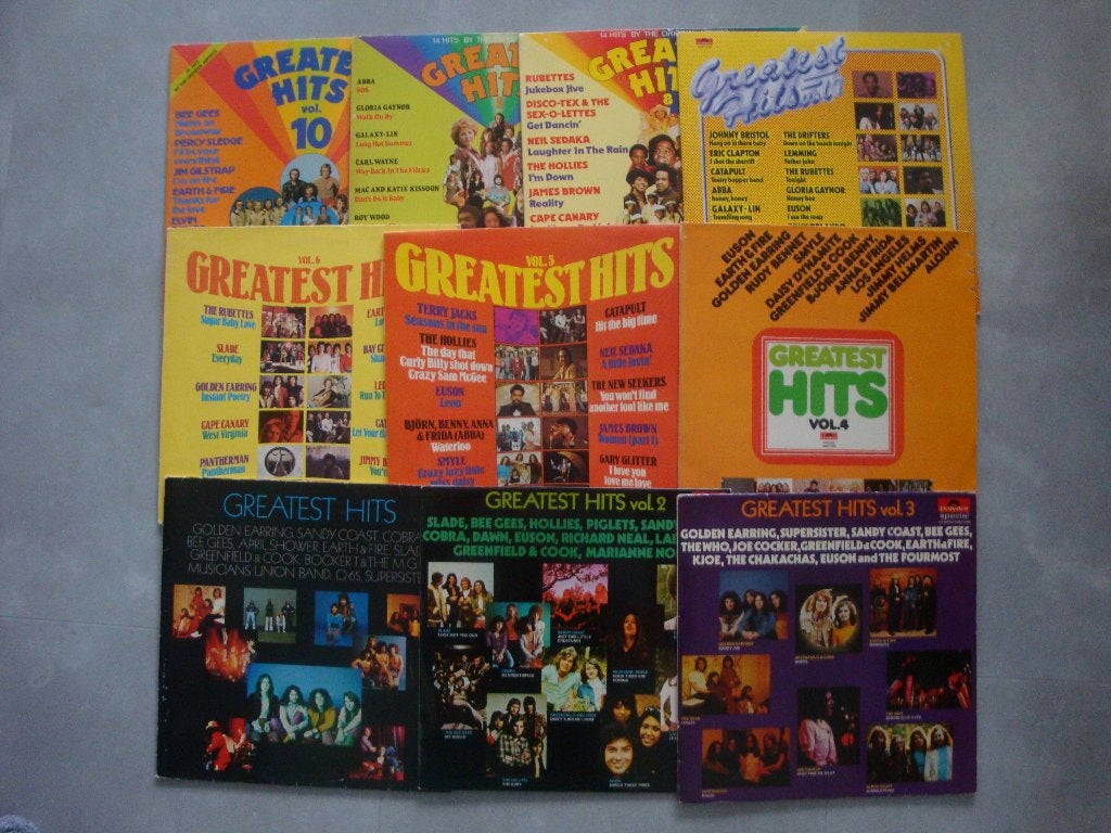 Greatest Hits - 70s LP Serie van Polydor Deel 1 t/m 10, LP, Gebruikt, Ophalen of Verzenden, Complilatie