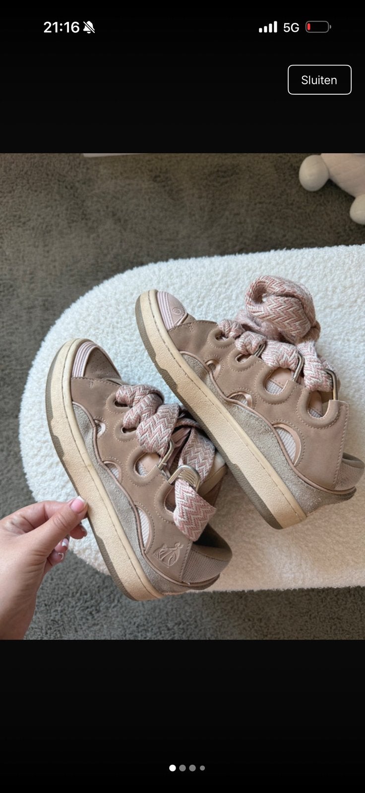 Lanvins schoen, Ophalen of Verzenden, Zo goed als nieuw, Sneakers of Gympen