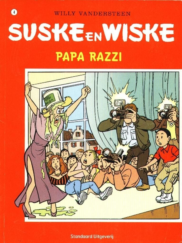 Suske en Wiske dl 4 - Papa Razzi - WvdS, Gelezen, Verzenden, Willy Vandersteen, Eén stripboek