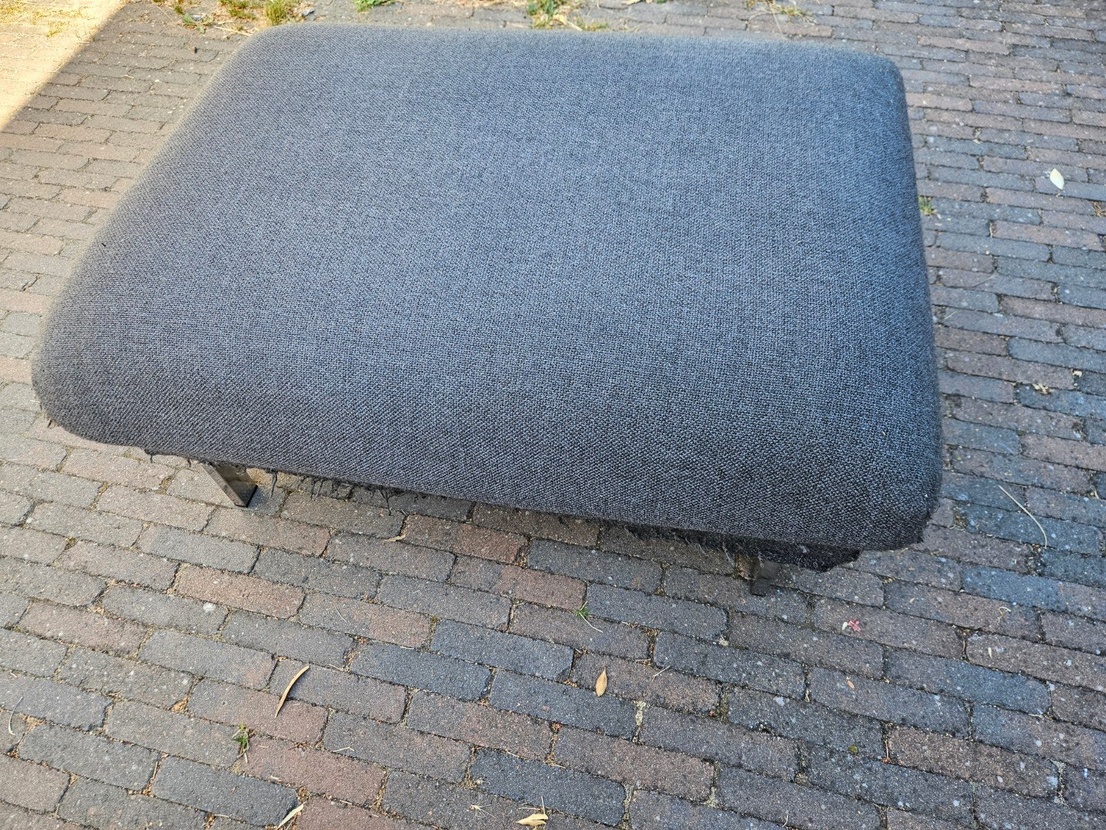 Voetenbankje/poef van Ikea, Ophalen, Gebruikt, 75 tot 100 cm, Stof