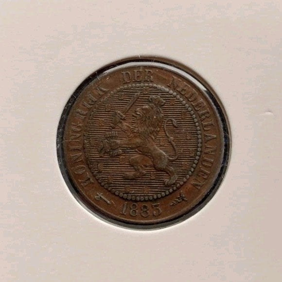 Mooie schaarse halve stuiver uit 1883 - Willem III, Postzegels en Munten, Munten | Nederland, Verzenden, Koning Willem III, Overige waardes