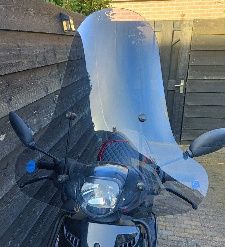Smoke Windscherm voor Piaggio Zipp, Fietsen en Brommers, Brommers | Toebehoren, Gebruikt, Overige typen, Ophalen