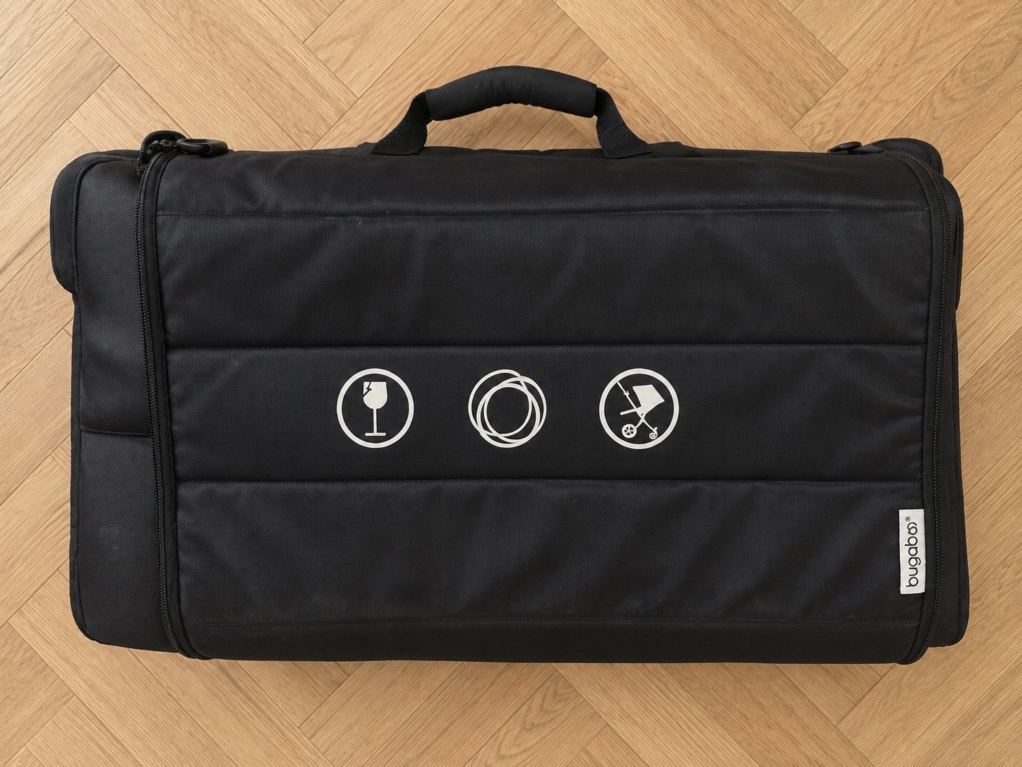 Bugaboo transporttas met wieltjes – ideaal voor vliegreizen, Wieltjes, 30 cm of meer, Zwart, Ophalen of Verzenden
