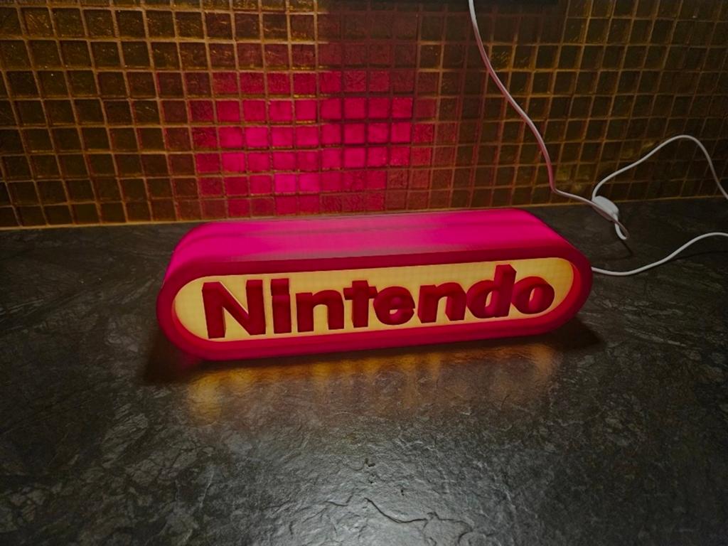 Nintendo lamp, Ophalen of Verzenden, Nieuw, Lichtbak of (neon) lamp