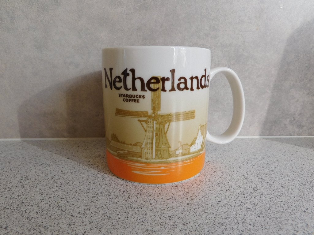 Mok 473 ml. 2011 The Netherlands Collector Series  Starbucks, Zo goed als nieuw, Overige stijlen, Starbucks, Porselein