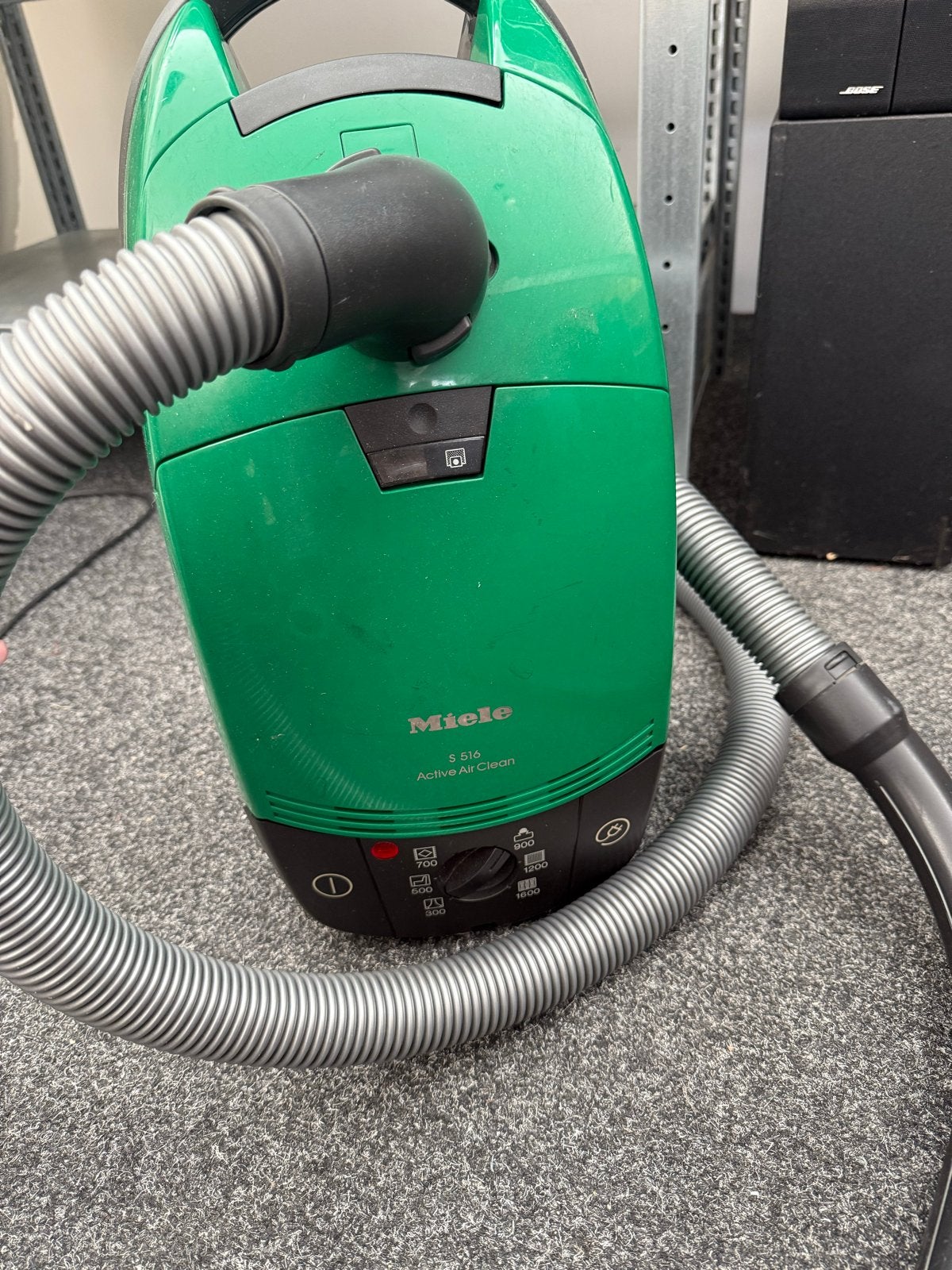 Miele S516 Active Air Clean stofzuiger - Groen, Stofzak, Gebruikt, ., Ophalen of Verzenden