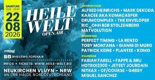 Heile Welt open air tickets (2x), Tickets en Kaartjes, Evenementen en Festivals, Twee personen