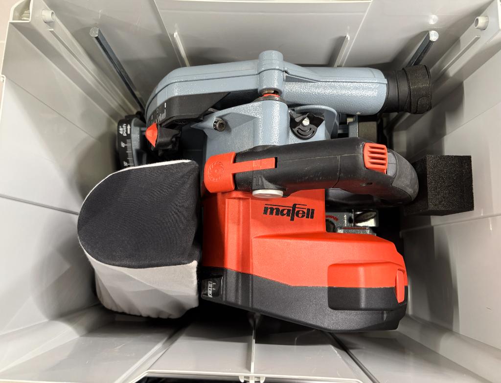 Mafell MT 55 18M bl invalzaag in systainer, Doe-het-zelf en Verbouw, Ophalen, Gebruikt, Invalzaag, 1200 watt of meer