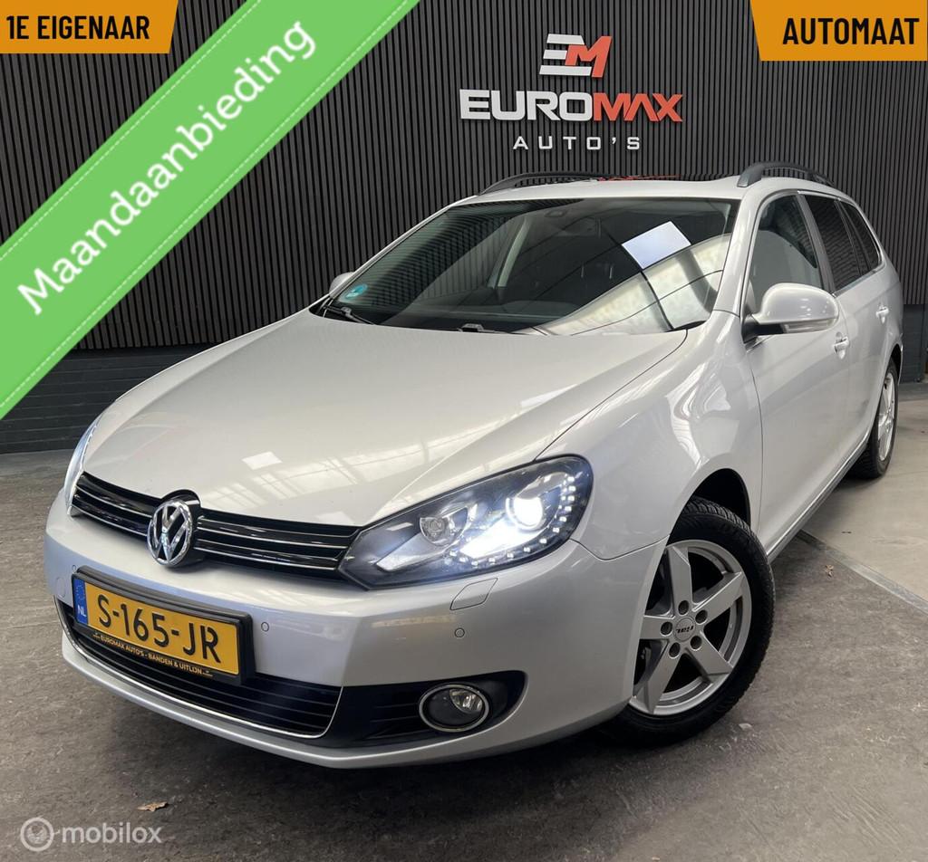 Volkswagen Golf Varant 1.4 TSI Highline 1e Eigenaar-Automaat, Euro 5, Stof, Gebruikt, Zwart