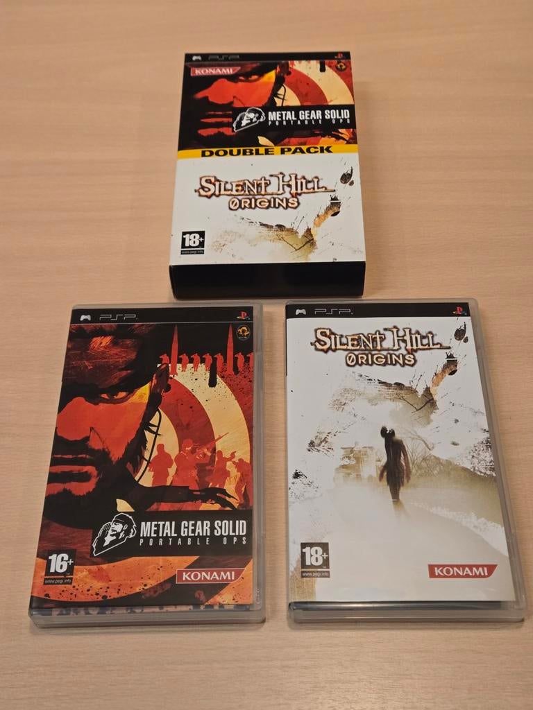 Metal Gear + Silent Hill Double Pack - Sony PSP, Spelcomputers en Games, Games | Sony PlayStation 1, Avontuur en Actie, Hilversum