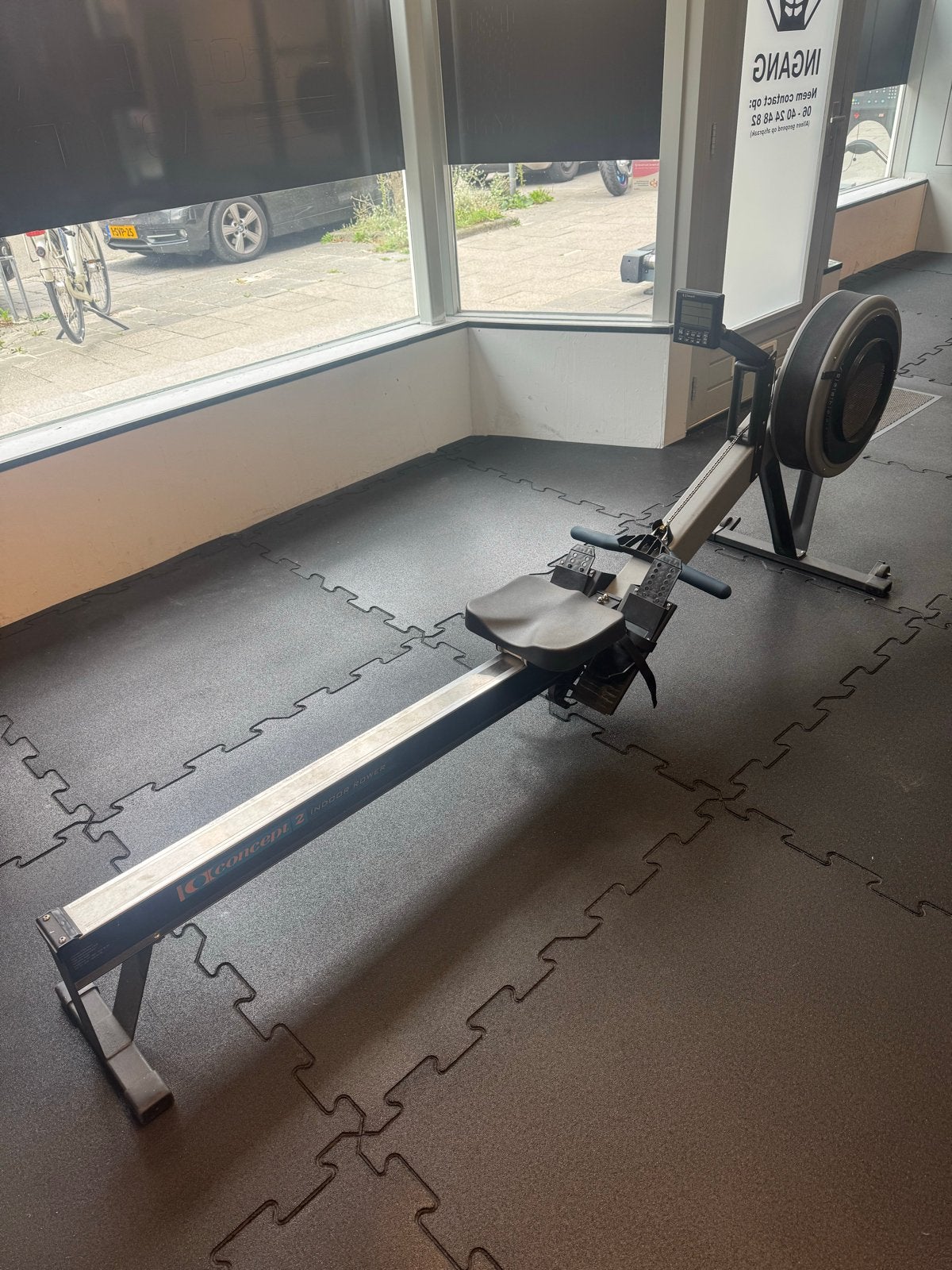 Concept 2 Roeimachine - Ideaal voor warming-up, Gebruikt, Armen, Ophalen of Verzenden, Metaal