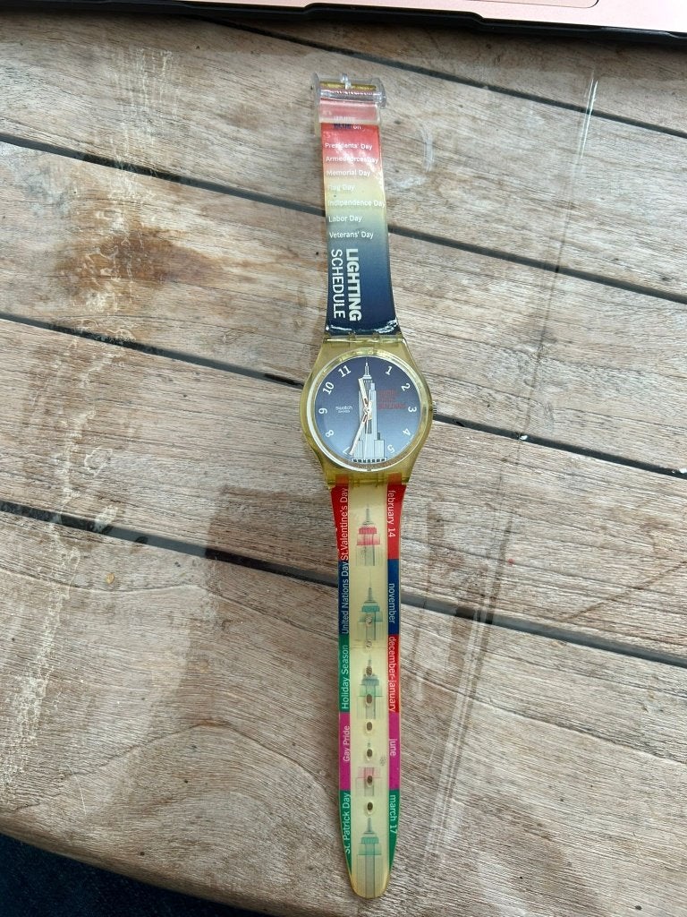 Swatch New York horloge Vintage, Kunststof, Gebruikt, Polshorloge, Swatch