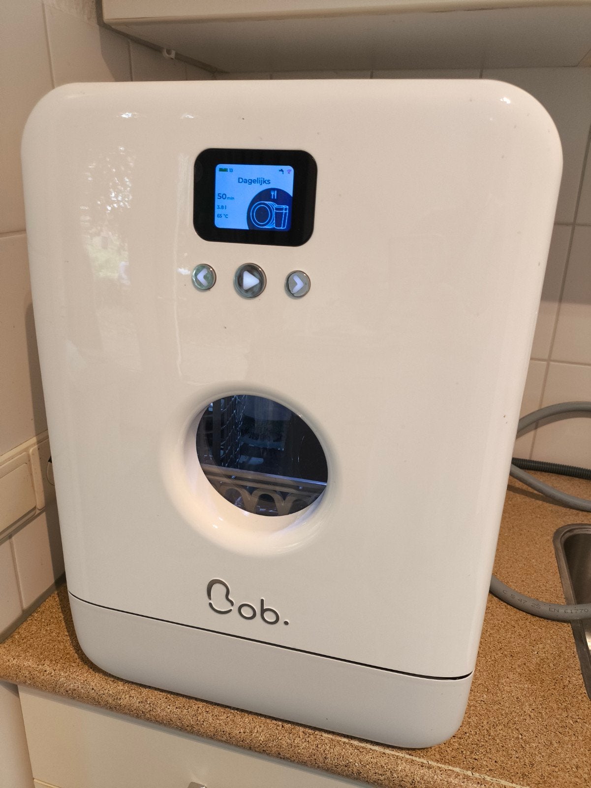 Bob mini vaatwasser - Compact en efficiënt met UV functie, Ophalen, Minder dan 10 liter, Zo goed als nieuw, Vrijstaand