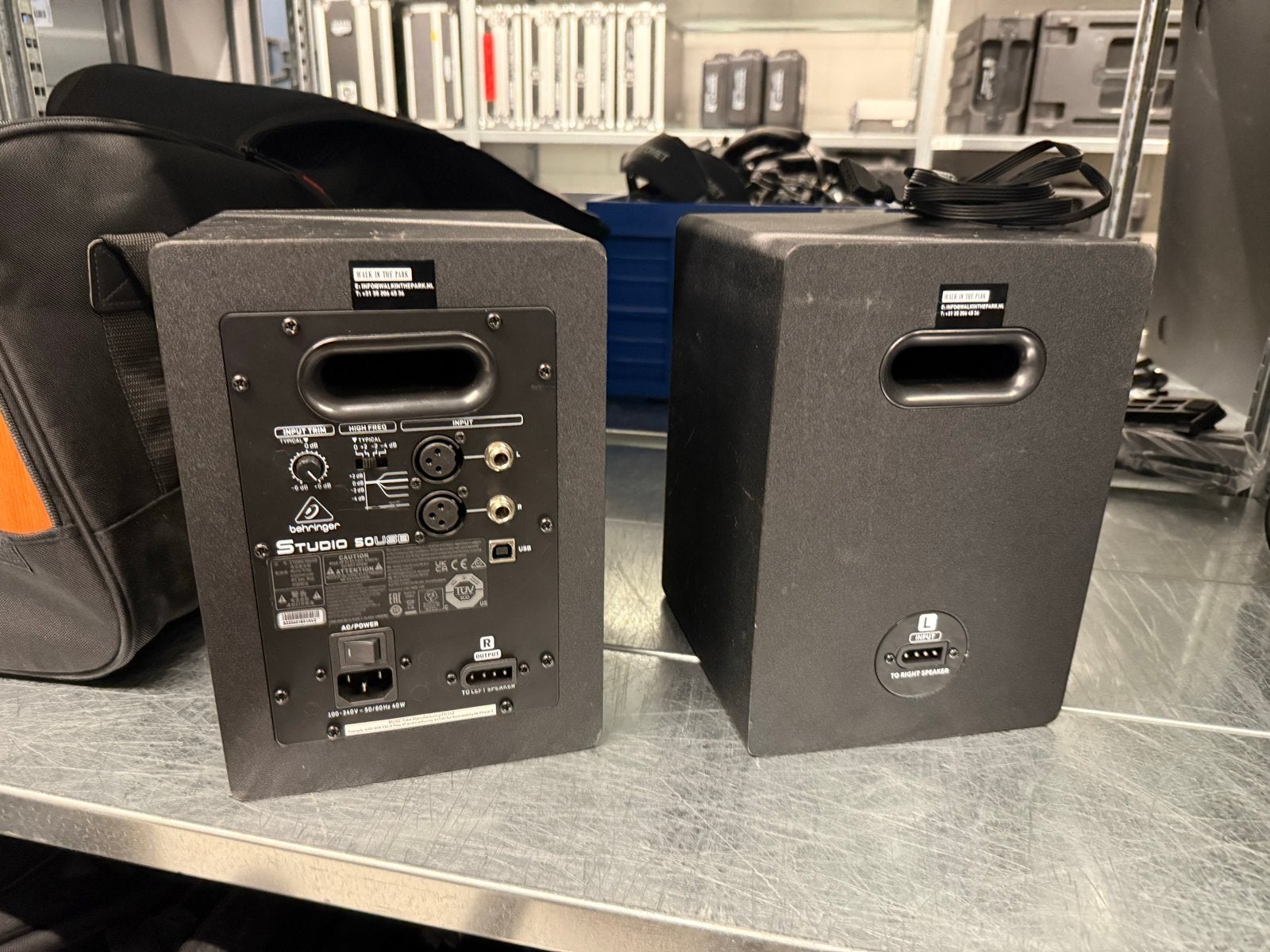 Behringer Studio 50USB Studiomonitoren (set van 2), Overige merken, Studiomonitor, Gebruikt, Verzenden