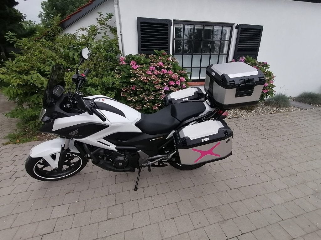 Kofferset Hepco & Becker Xplorer 45 incl. Honda NC750X DCT, Ophalen, Gebruikt
