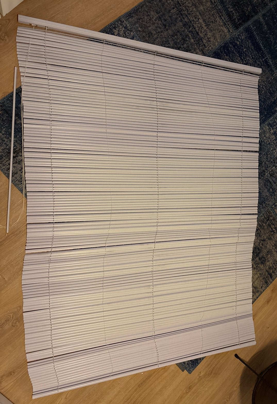 Gratis witte jaloezieën, 125x175 cm, Ophalen, Gebruikt, Overige merken, Wit