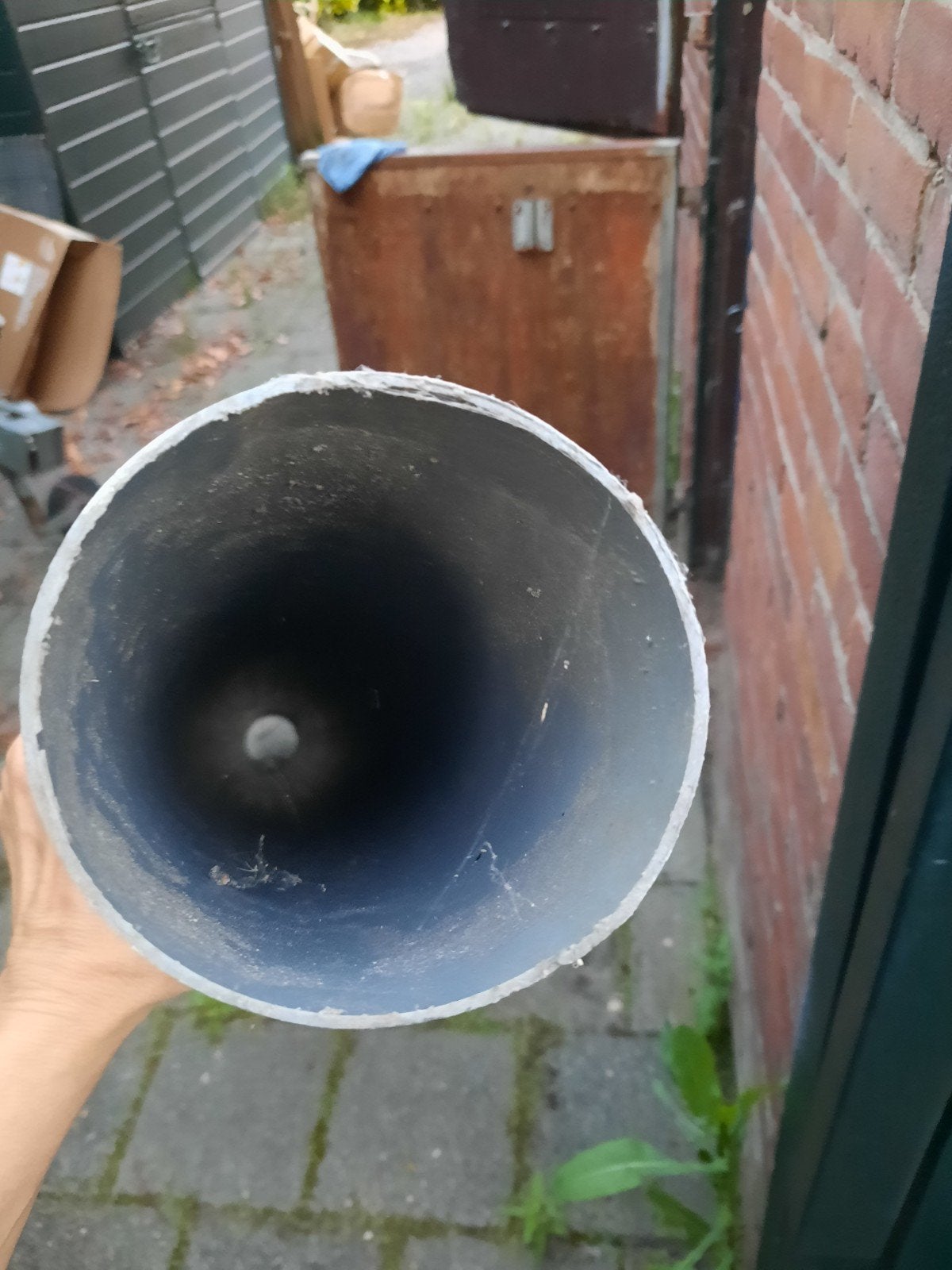 PVC buis - bijna 2 meter lang, Doe-het-zelf en Verbouw, Buizen en Afvoer, Ophalen, Gebruikt, Pvc, 2 tot 4 meter