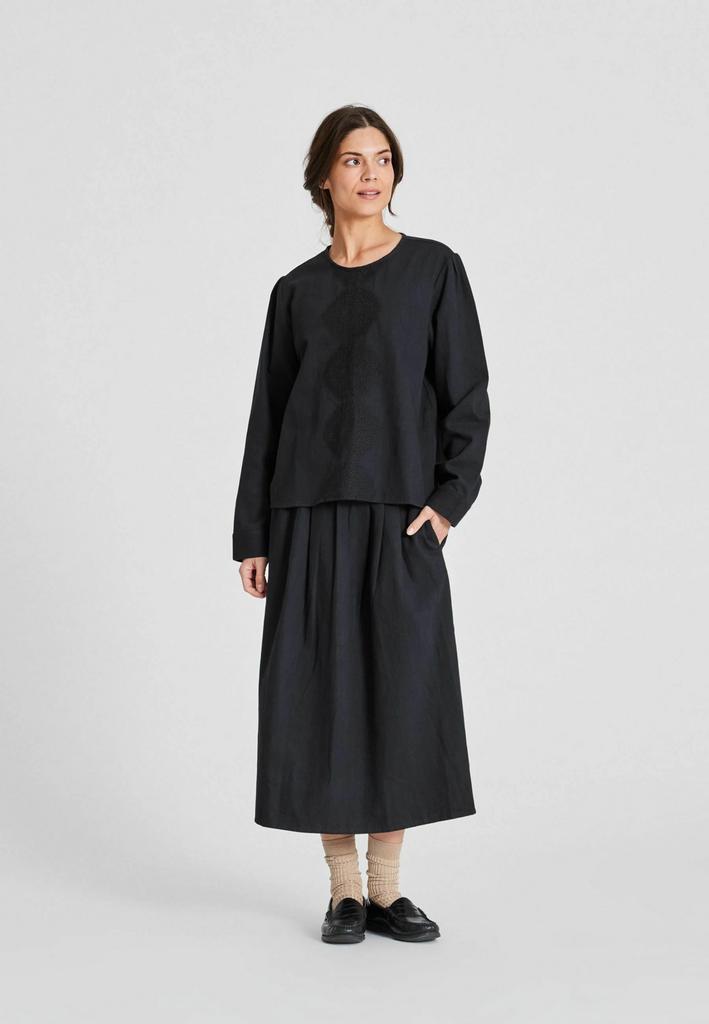 Gai+Lisva super mooie 2-delige set TOP+ROK zwart M katoen, Maat 38/40 (M), Zwart, Nieuw, Ophalen of Verzenden