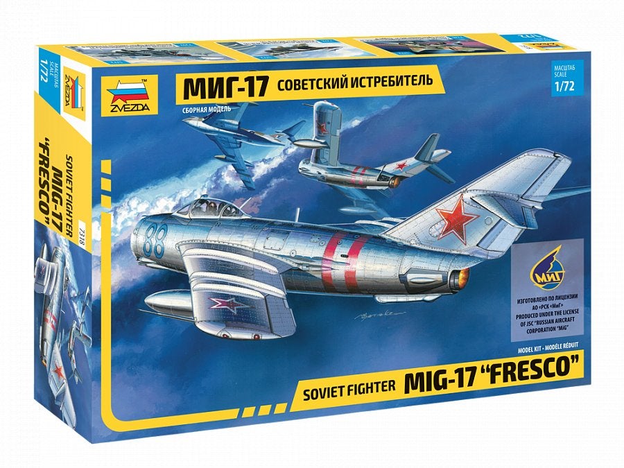 Zvezda 1:72 Mig-17 Fresco, Info@model-engineering.nl, Perenmarkt 1, 1681 PG Zwaagdijk-Oost, Verzenden, Nieuw