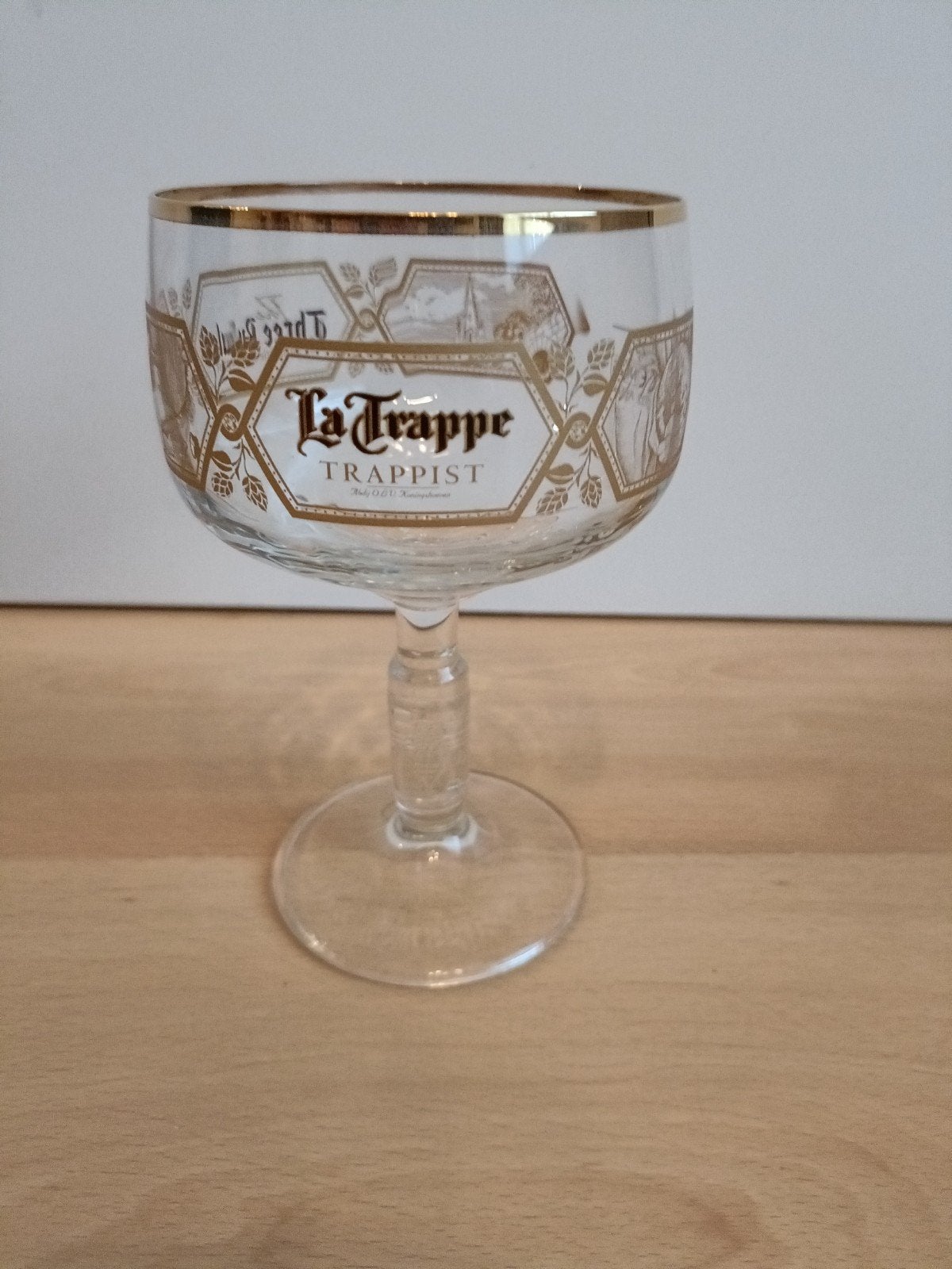 Apart La Trappe Trappist glas the three rules, Ophalen of Verzenden, Zo goed als nieuw, Glas of Glazen, La Trappe