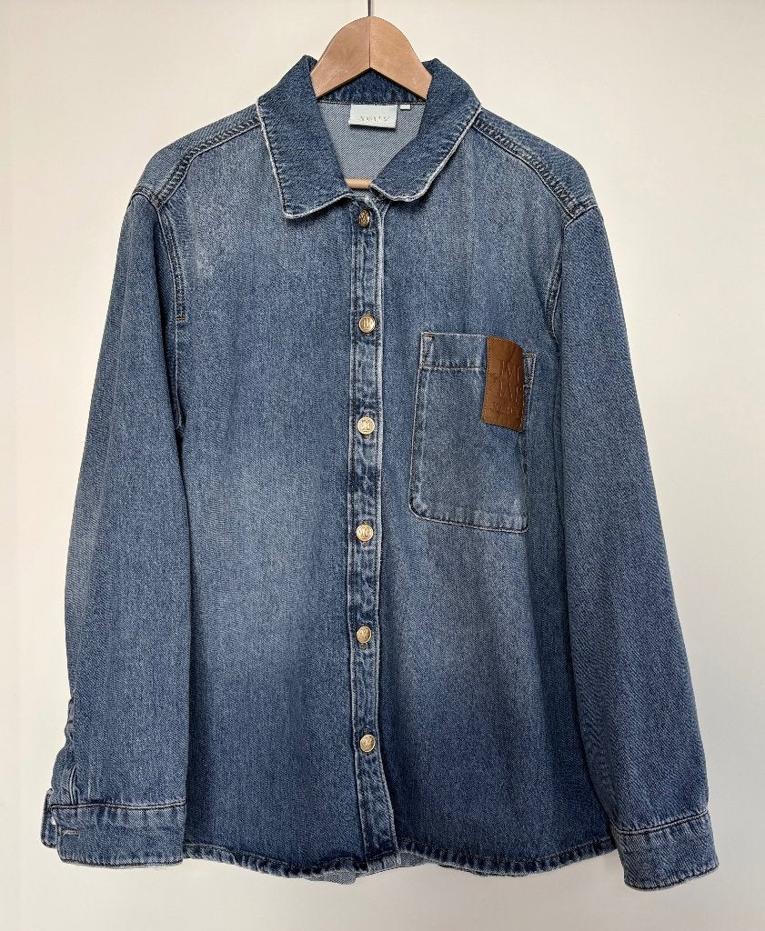 Josh V spijkerblouse, Maat 46/48 (XL) of groter, Zo goed als nieuw, Josh V, Verzenden