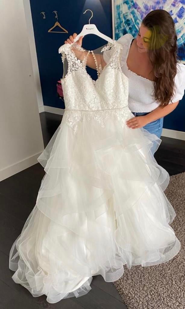 Trouwjurk ladybird, Ophalen, Zo goed als nieuw, Wit, Trouwjurk