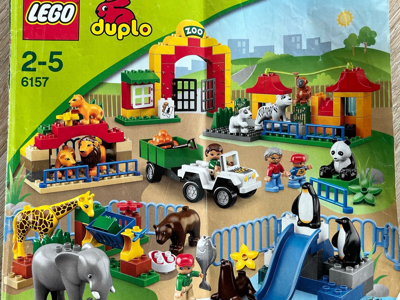 LEGO Duplo Grote Dierentuin (6157) - Compleet en in goede st, Ophalen, Zo goed als nieuw