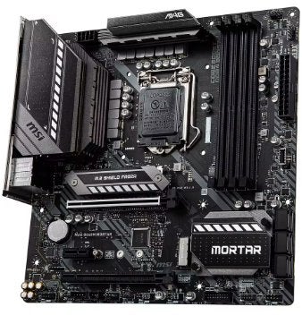 MSI B460M MORTAR Moederbord met Socket LGA 1200, Computers en Software, Ophalen of Verzenden, Gebruikt