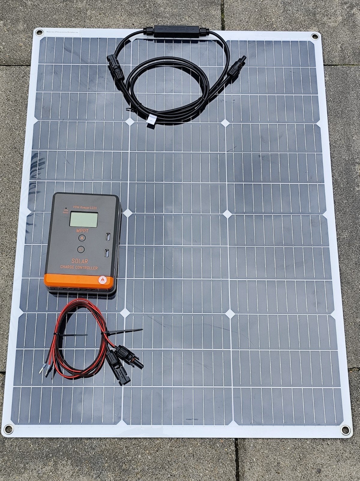 Flexibel zonnepaneel 80watt met laadregelaar, Ophalen of Verzenden, Nieuw