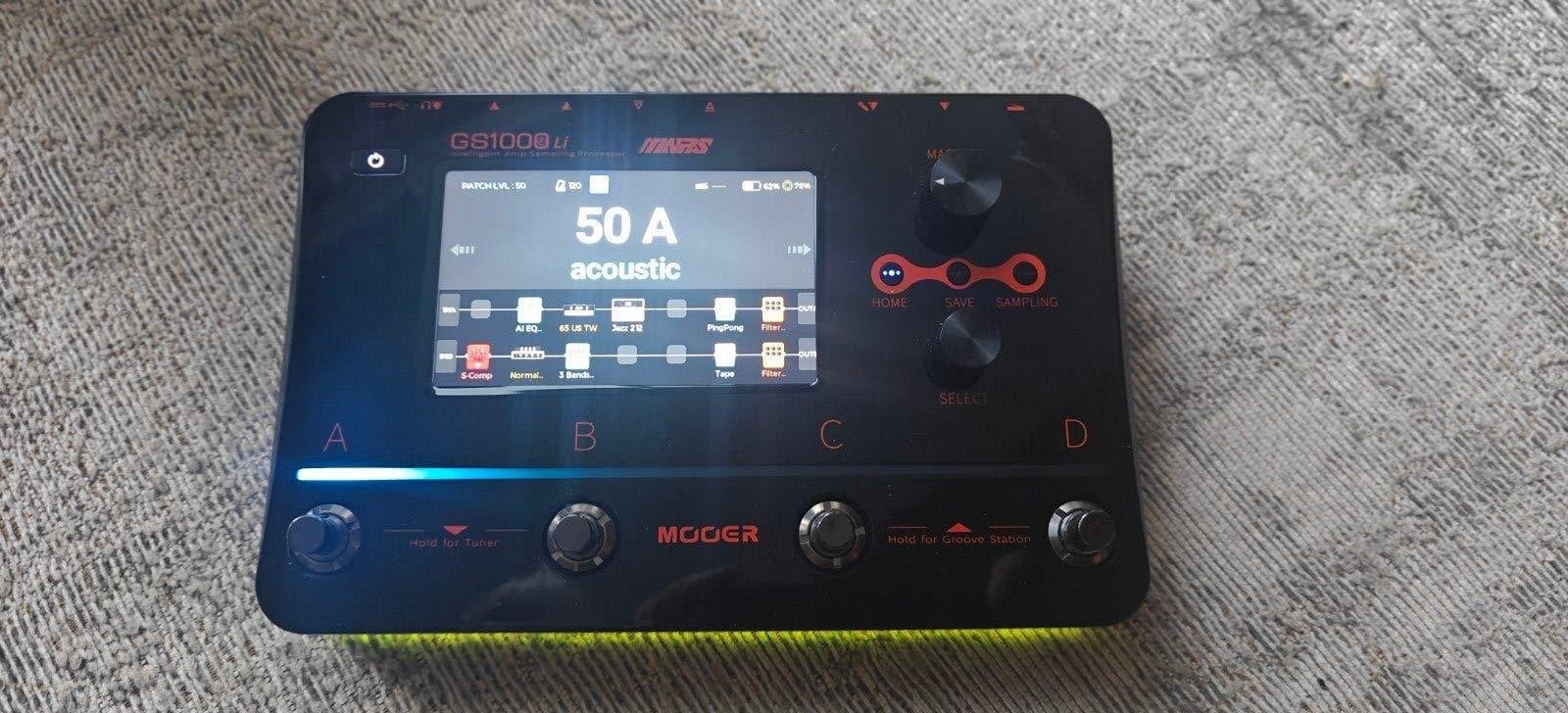 Mooer GS1000 Li Sampling, Ophalen of Verzenden, Zo goed als nieuw, Delay of Echo