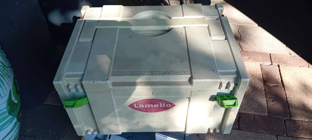 Oud model Lamello koffer - 21cm hoog, Ophalen of Verzenden, Gebruikt