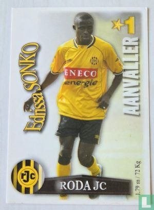 Spelerskaart Roda JC - Edrissa Sonko 2003, Verzamelen, Ophalen of Verzenden, Zo goed als nieuw, Roda JC, Spelerskaart