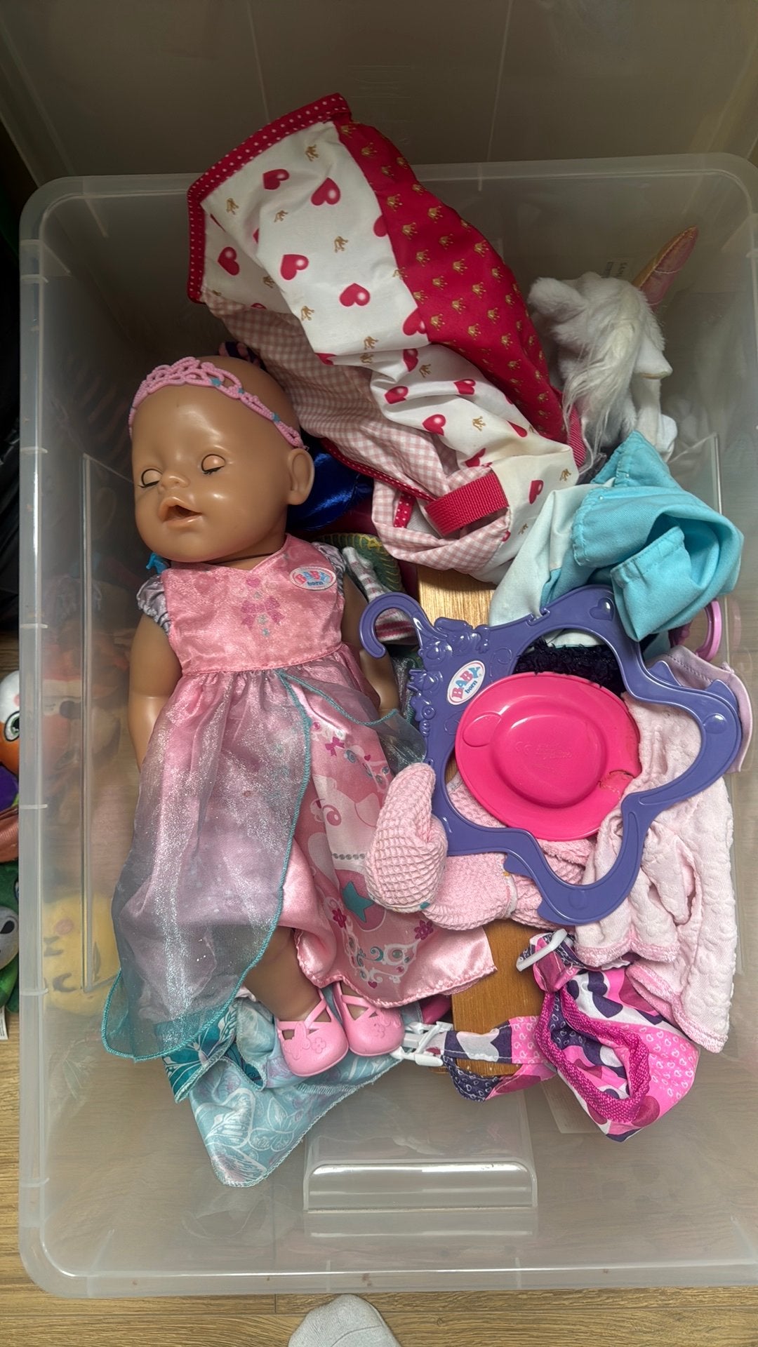 Baby Born pop met kleding en accessoires, Kinderen en Baby's, Speelgoed | Poppen, Gebruikt, Babypop, Ophalen of Verzenden