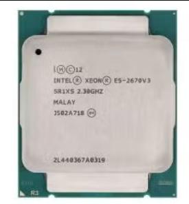 Intel Xeon E5 2670 V3 2.3Ghz Processor met Socket LGA 2011-3, Computers en Software, Processors, Ophalen of Verzenden, Gebruikt