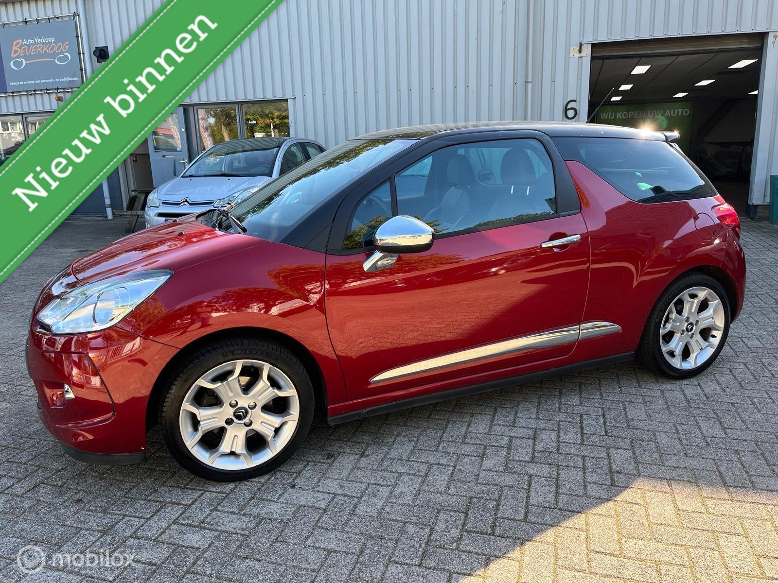 Citroen DS3 1.6 Sport Chic, Auto's, Euro 5, 49 €/maand, Bedrijf, Handgeschakeld
