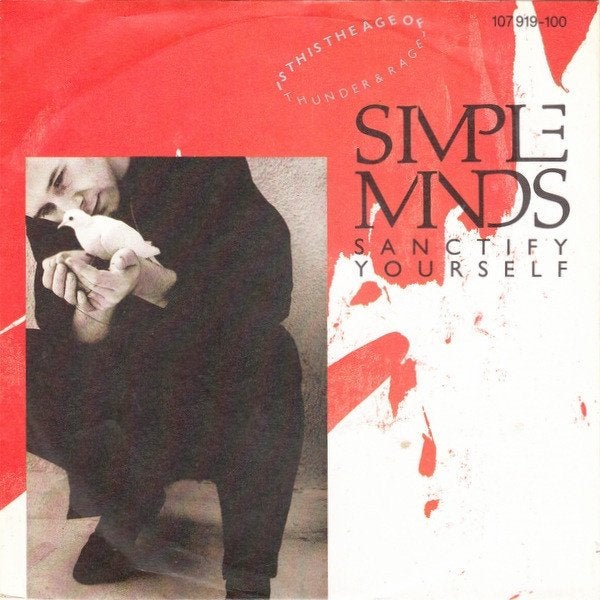 Simple minds - Sanctify yourself (vinyl single), Gebruikt, Verzenden, 7 inch, Fotohoes