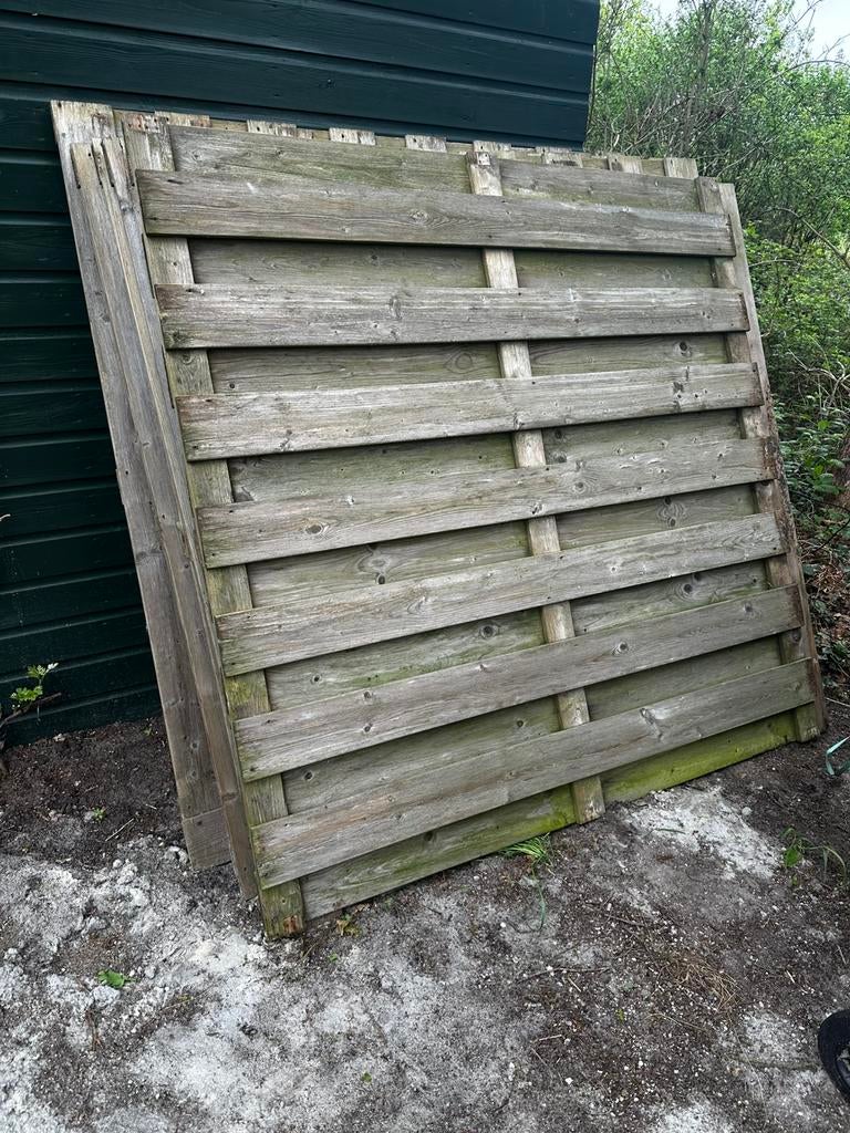 Schutting, Minder dan 3 meter, Ophalen of Verzenden, Hout, 1 tot 2 meter