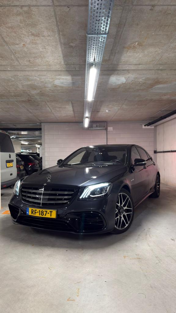 Mercedes-Benz S-Klasse 700PK 4.0 S63 AMG L 4Matic 2017 Zwart, Automaat, 4 stoelen, Zwart, 612 pk