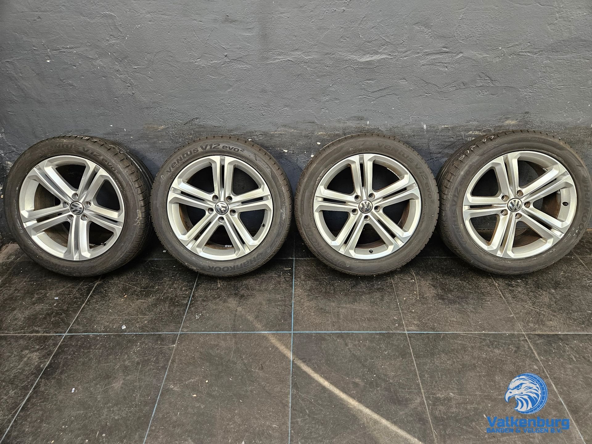8mm! Nieuwe originele VW Tiguan Mallory 18 inch velgen 5x112, Auto-onderdelen, Banden en Velgen, 18 inch, -, -, Banden en Velgen