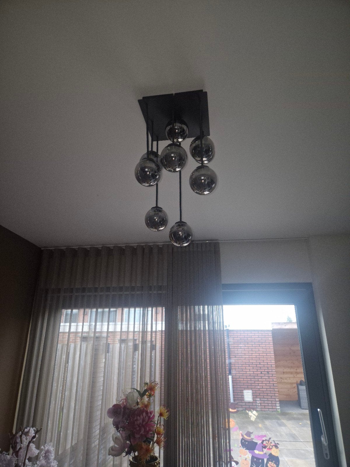 Zwarte plafond lamp, Ophalen of Verzenden