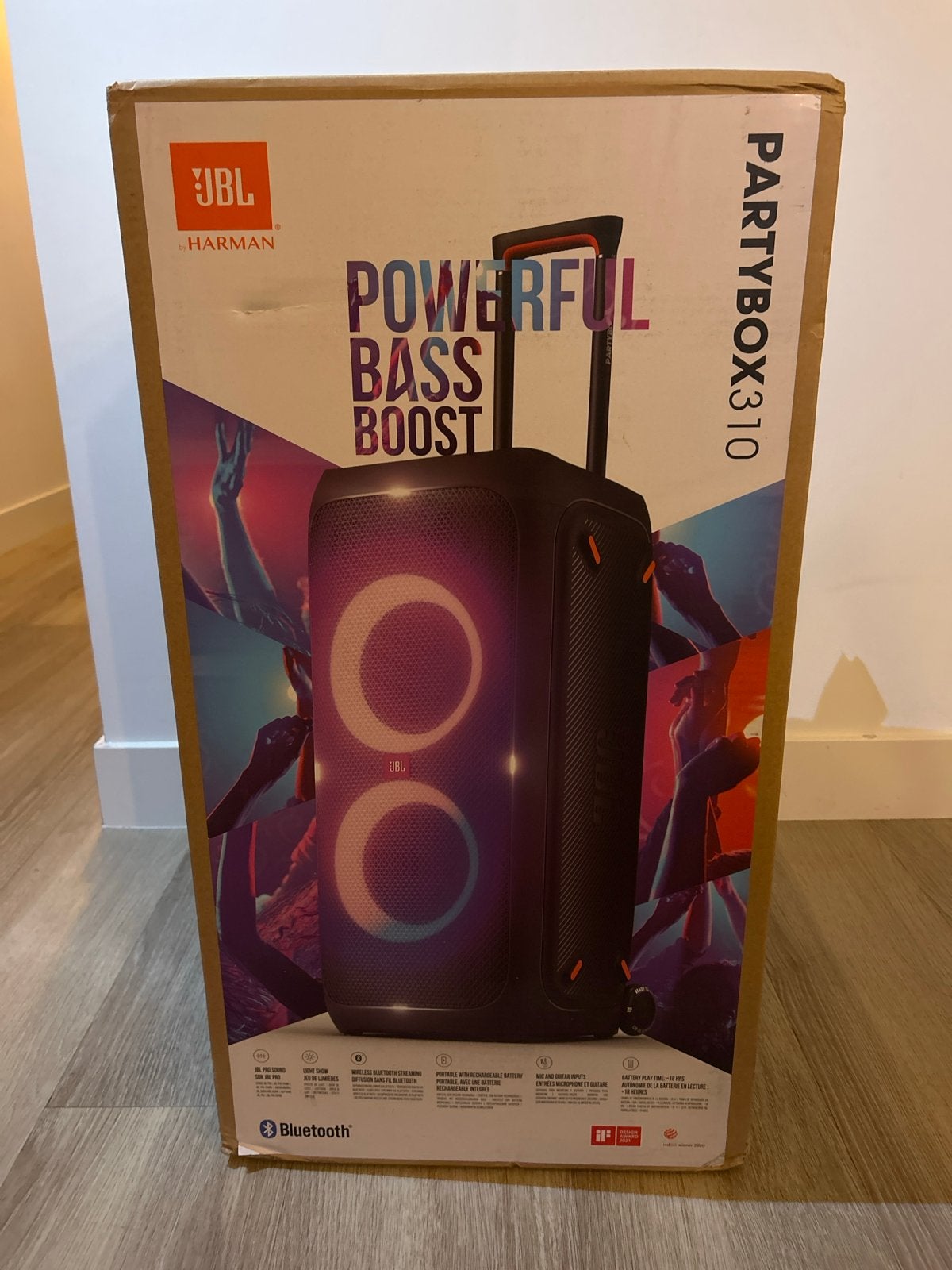 JBL PartyBox 310 - Krachtige draagbare partyspeaker, Audio, Tv en Foto, Luidsprekers, JBL, Party speaker, Zo goed als nieuw, Bluetooth