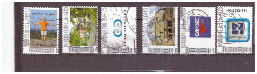 persoonlijke postzegels K4, Ophalen of Verzenden, Na 1940, Gestempeld