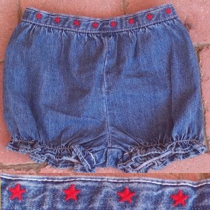 Blauw Gymboree broekje maat 68/74 *NIEUW* (0195), Broekje, Meisje, Gymboree, Nieuw